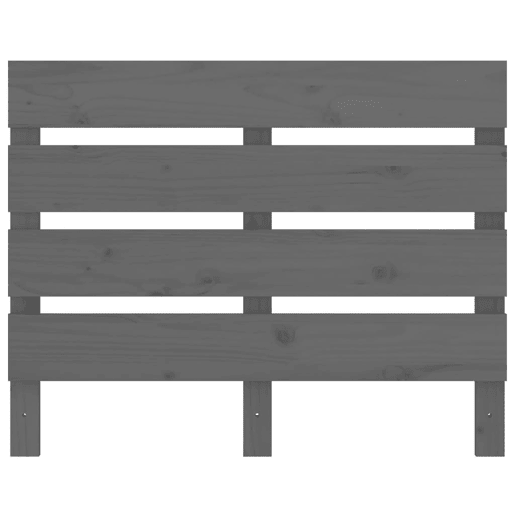 vidaXL Cabeceira de cama 100x3x80 cm pinho maciço cinza vidaXL Cabeceira de cama 100x3x80 cm pinho maciço cinza