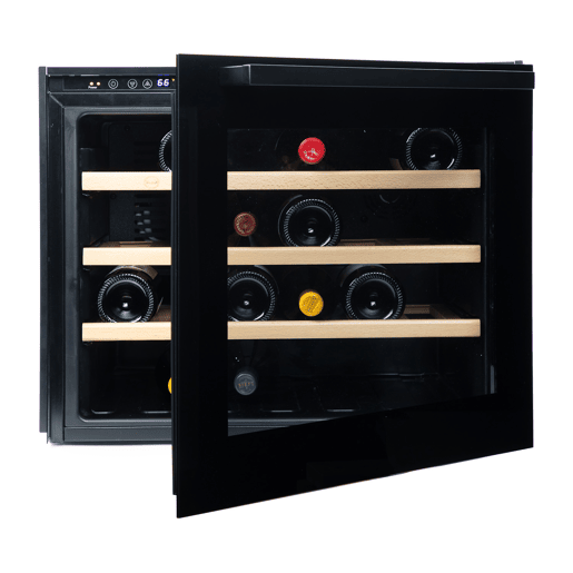 Cave de Vinho Encastre VINOBOX 24 Design Black até 24 garrafas