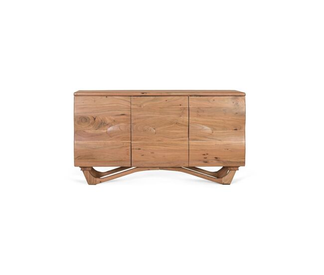 Aparador alexandra house living natural madera de acacia 140 x 76 x 40 cm