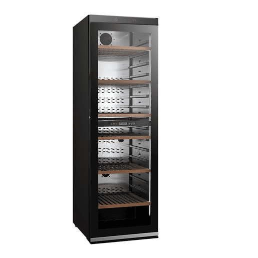 Cave de Vinho conectada CLIMADIFF MILLESIME240DB até 237 garrafas com 2 zonas de temperatura