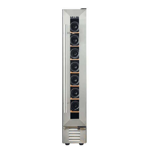 Cave de Vinho Encastre VINOBOX 7 Design Inox até 7 garrafas