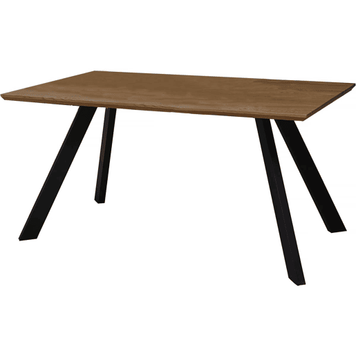 Mesa de jantar Manhattan Carvalho  Preto - 160 x 90 x 75,5 cm