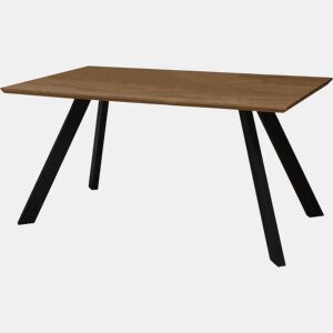 Mesa de jantar Manhattan Carvalho  Preto - 160 x 90 x 75,5 cm