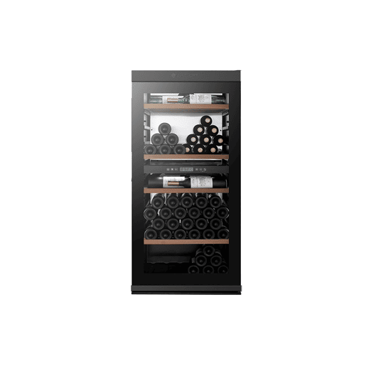 Cave de Vinho conectada CLIMADIFF MILLESIME140DB até 138 garrafas 2 com zonas de temperatura