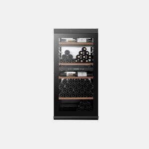 Cave de Vinho conectada CLIMADIFF MILLESIME140DB até 138 garrafas 2 com zonas de temperatura