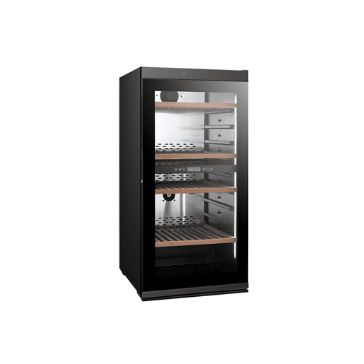 Cave de Vinho conectada CLIMADIFF MILLESIME140DB até 138 garrafas 2 com zonas de temperatura