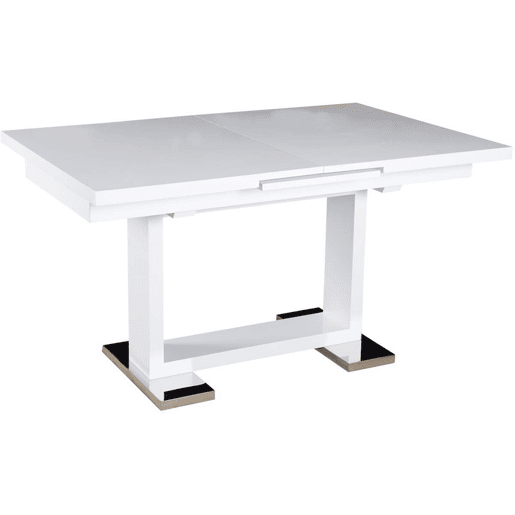 Mesa de jantar extensível Toda - 140180 x 90 x 77 cm - Branco