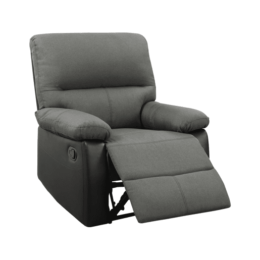 Poltrona de relaxamento Lincoln - 90 x 89 x 103 cm - PretoCinza escuro