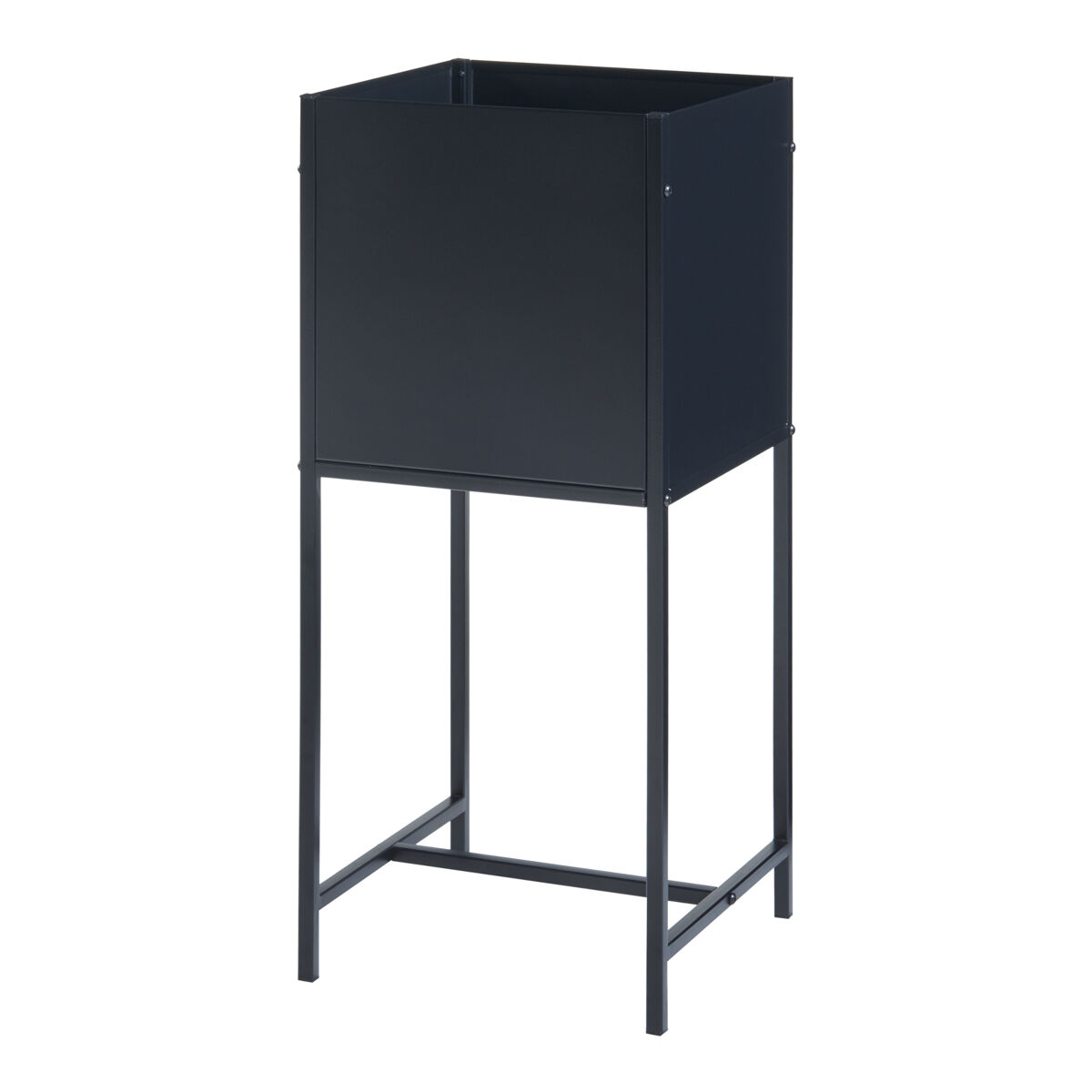 Mesa de cultivo porsgrunn metal 70x30x30cm - negro [en.casa]