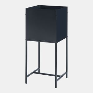 Mesa de cultivo metálica Porsgrunn 70x30x30cm - Preto en.casa