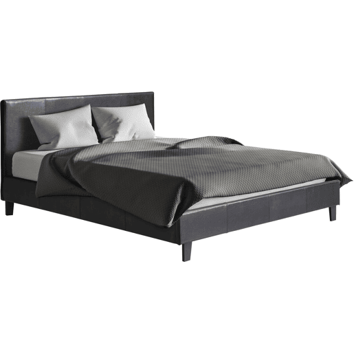 Cama Lina - 140 x 190 cm - Preto