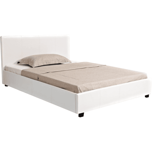 Cama de casal com baú Carla - 160 x 200 cm - Branco