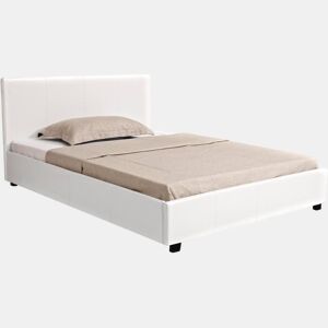 Cama de casal com baú Carla - 160 x 200 cm - Branco