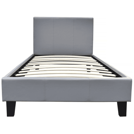 Cama Lina - 90 x 190 cm - Cinza claro -