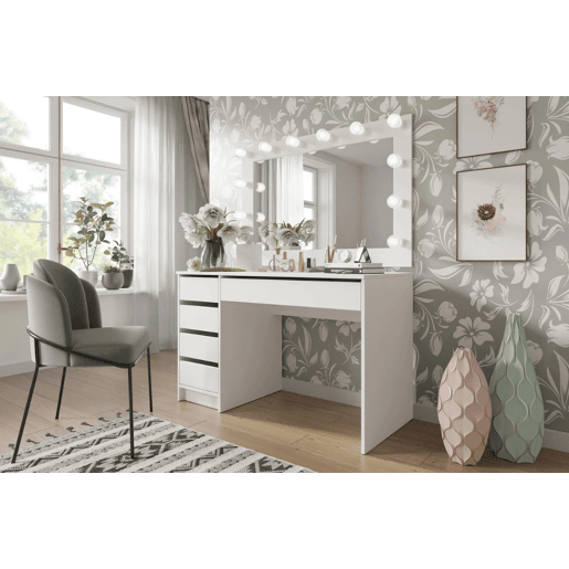 Secretária AMBIHOME TERON - Branco C120xP55xA76cm
