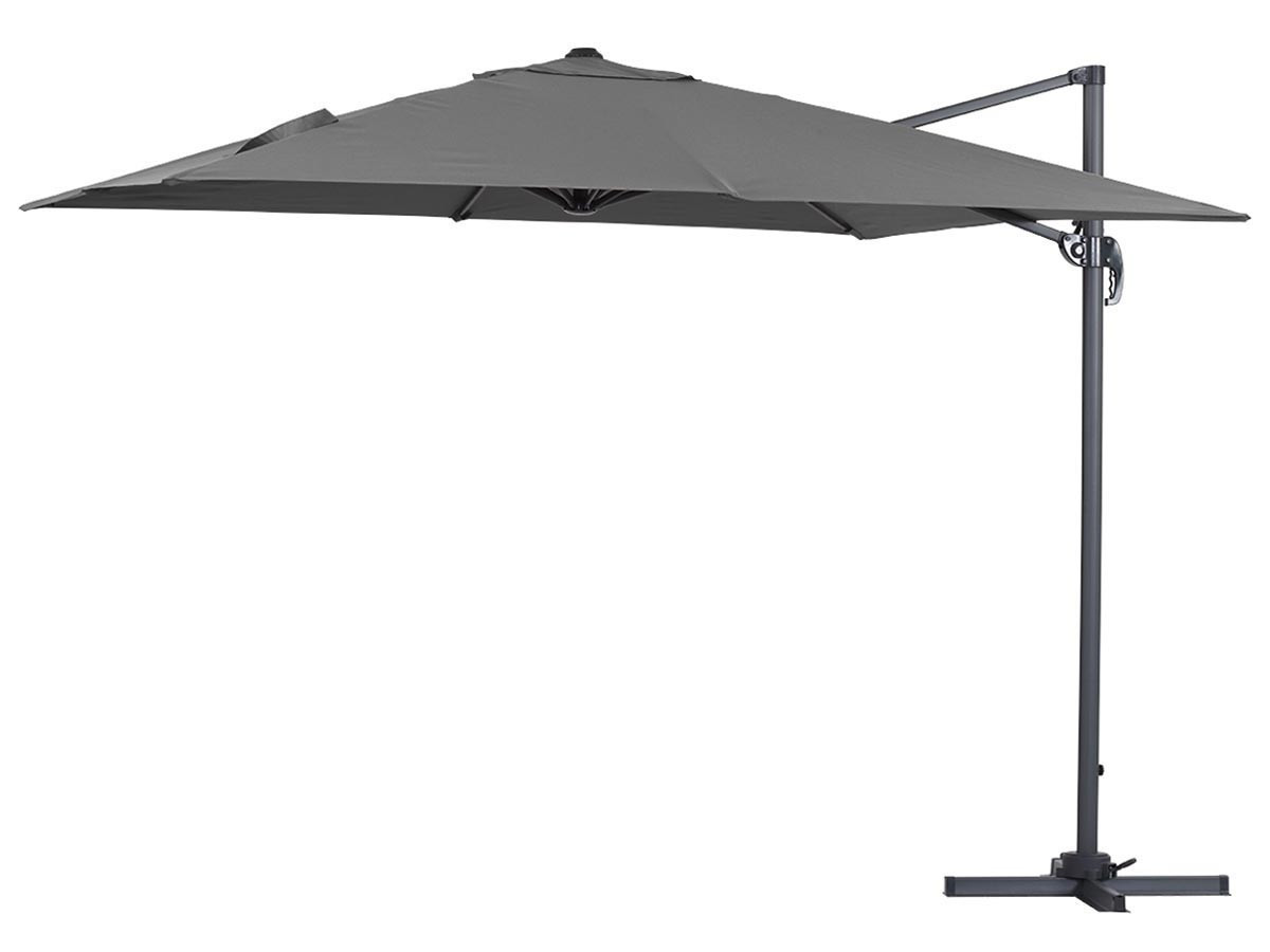 Parasol lateral de jardín en aluminio - Sun 3- Cuadrado 300x300
