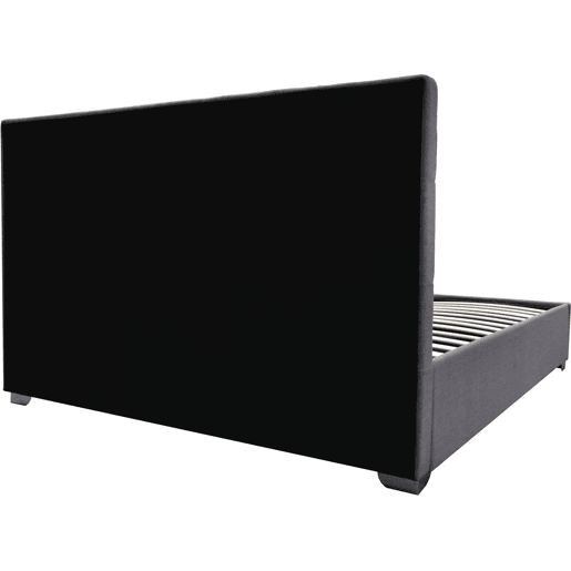 Cama de casal com baú Tino - 180 x 200 cm - Cinza