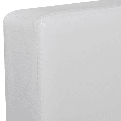 vidaXL Sofá secional de 3 lugares couro artificial branco vidaXL Sofá secional de 3 lugares couro artificial branco
