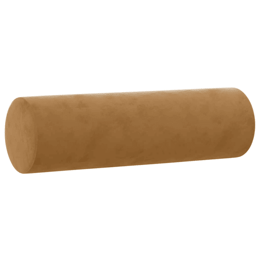 vidaXL Sofá 2 lugares c almofadas decorativas 120 cm veludo castanho vidaXL Sofá 2 lugares c almofadas decorativas 120 cm veludo castanho