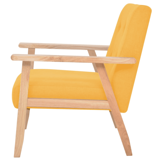 vidaXL 3 pcs conjunto de sofás tecido amarelo vidaXL 3 pcs conjunto de sofás tecido amarelo