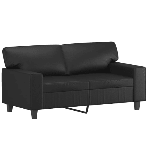 vidaXL 3 pcs conjunto de sofás couro artificial preto vidaXL 3 pcs conjunto de sofás couro artificial preto
