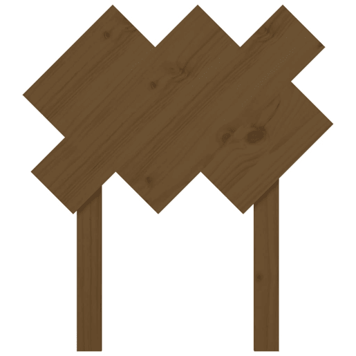 vidaXL Cabeceira de cama 72,5x3x81 cm pinho maciço castanho mel vidaXL Cabeceira de cama 72,5x3x81 cm pinho maciço castanho mel