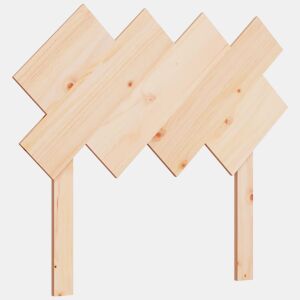 vidaXL Cabeceira de cama 92x3x81 cm pinho maciço