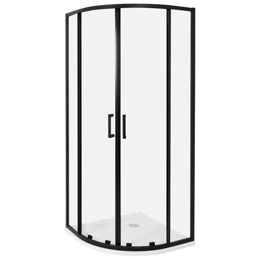 Cabine de duche JUKATAN 80 x 80 x 185 cm Preto