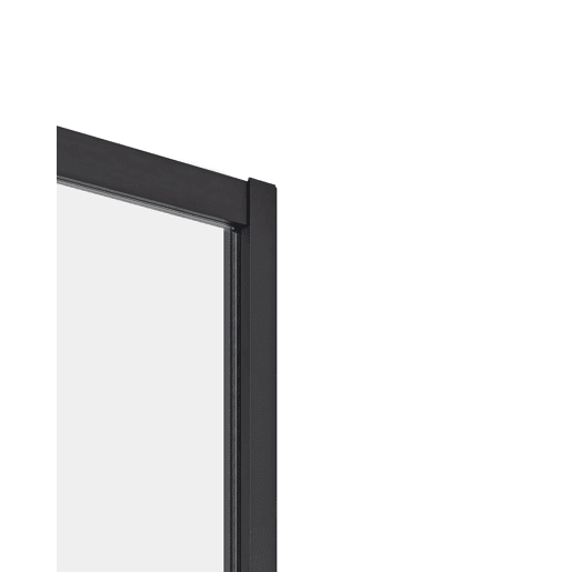 Cabine de duche JUKATAN 80 x 80 x 185 cm Preto