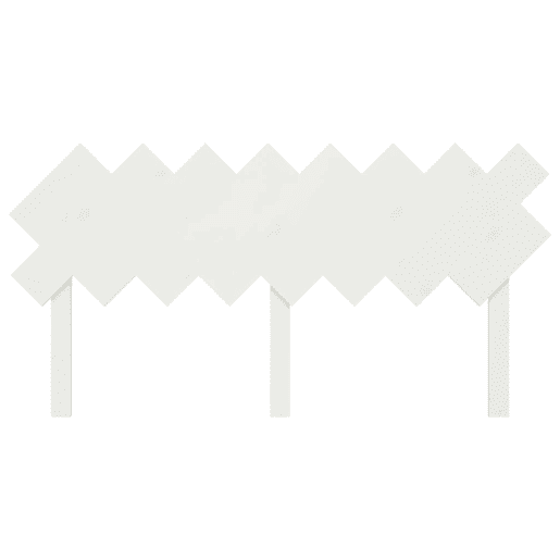 vidaXL Cabeceira de cama 159,5x3x80,5 cm pinho maciço branco