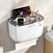 Joybos - Caja para el papel en la pared con estante Joybos - Caja para el papel en la pared con estante Blanco