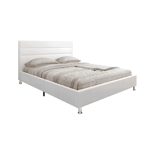 Cama de Casal Star (Branco)(200×160 cm) Cama de Casal Star (Branco)(200×160 cm)