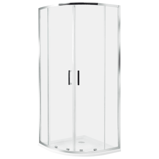 Cabine de duche JUKATAN 80 x 80 x 185 cm Prateado