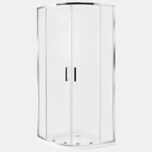 Cabine de duche JUKATAN 80 x 80 x 185 cm Prateado