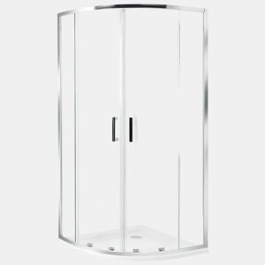 Cabine de duche JUKATAN 90 x 90 x 185 cm Prateado