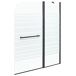 Beliani Mampara de ducha de doble panel TUAPI Beliani Mampara de ducha de doble panel TUAPI