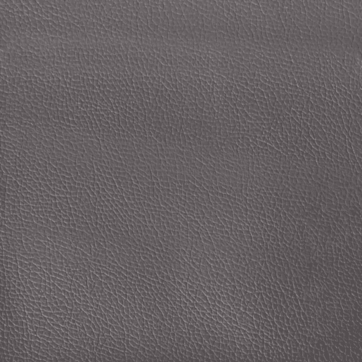 vidaXL Sofá de 3 lugares 180 cm couro artificial cinza