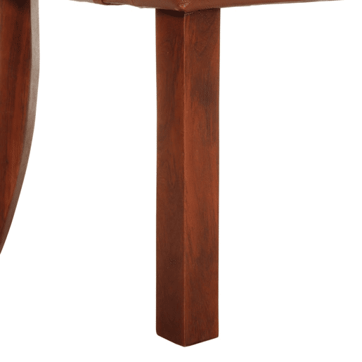 vidaXL Cadeiras de jantar 2 pcs couro de cabra genuĂno castanho vidaXL Cadeiras de jantar 2 pcs couro de cabra genuĂno castanho