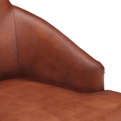 vidaXL Cadeiras de jantar 4 pcs couro de cabra genuĂno castanho vidaXL Cadeiras de jantar 4 pcs couro de cabra genuĂno castanho