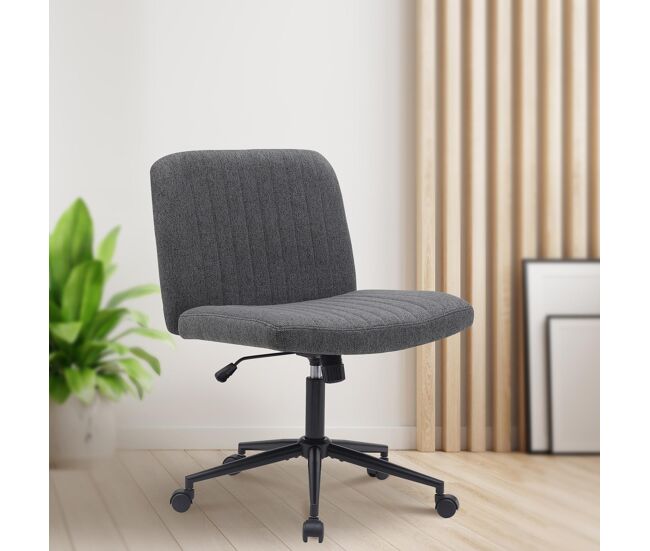 Silla de oficina kingman tela gris oscuro 65x62x86 cm