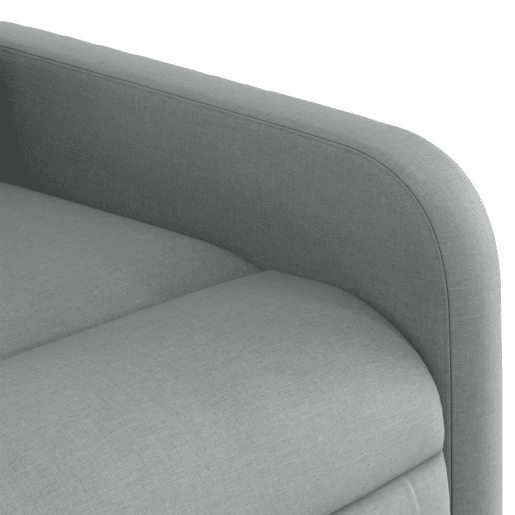 vidaXL Poltrona de massagens reclinável elétrica tecido cinzento-claro vidaXL Poltrona de massagens reclinável elétrica tecido cinzento-claro