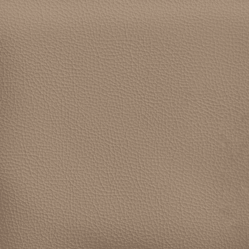 vidaXL Poltrona 60 cm couro artificial cappuccino