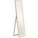 Espejo Cuerpo Entero Vidrio Templado, MDF HOMCOM Espejo Cuerpo Entero Vidrio Templado, MDF HOMCOM Marrón