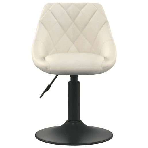 vidaXL Cadeira de jantar veludo cor creme vidaXL Cadeira de jantar veludo cor creme