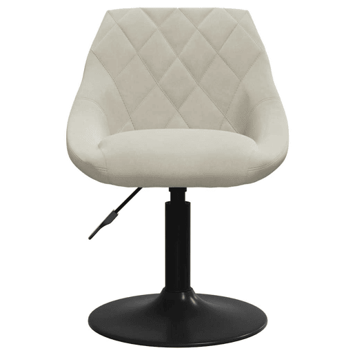 vidaXL Cadeira de jantar veludo cor creme vidaXL Cadeira de jantar veludo cor creme