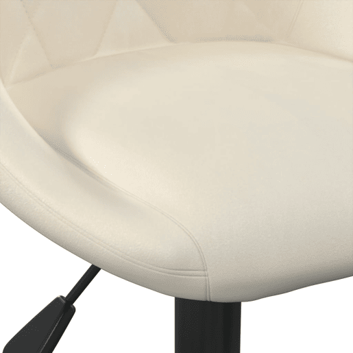 vidaXL Cadeira de jantar veludo cor creme vidaXL Cadeira de jantar veludo cor creme