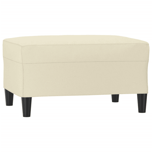 vidaXL 4 pcs conjunto sofás c almofadões couro artificial cor creme vidaXL 4 pcs conjunto sofás c almofadões couro artificial cor creme
