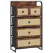 Cajonera de Tela MDF, Acero HOMCOM, oficina - muebles de oficina Cajonera de Tela MDF, Acero HOMCOM, oficina - muebles de oficina Rojo