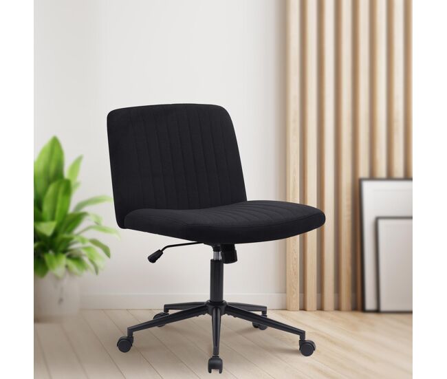 Silla de oficina kingman tela negro 65x62x86 cm