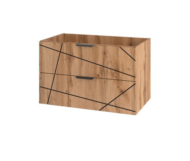 Mueble bajo lavabo 80cm teren madera